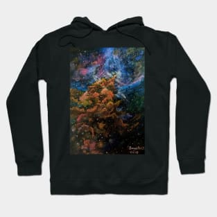 The mystic mountain nebula -The evolution Hoodie